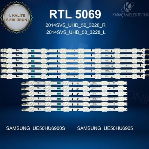 RTL-5069 (SET-2090) Samsung 55 /SAMSUNG UE50HU6900 LED BAR, SAMSUNG UE50HU6950 LED BAR