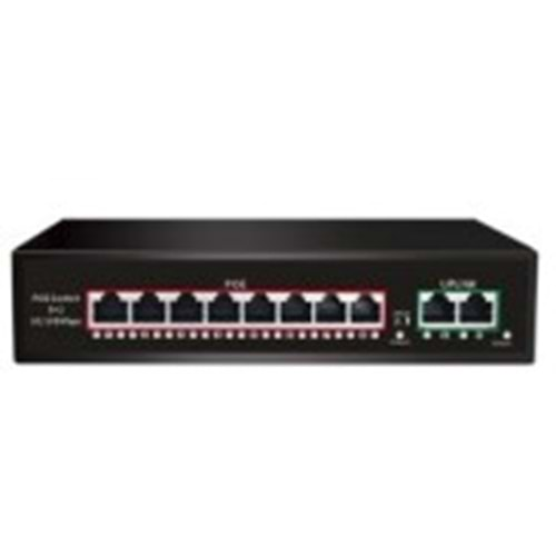 Ironstar 1010B 10 Port (8+2) 10/100M Poe Switch