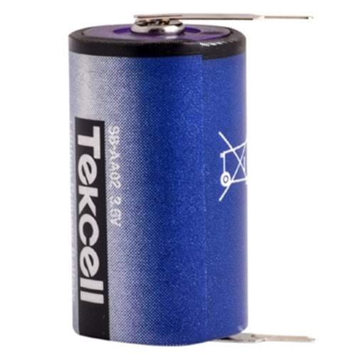 Tekcell 5542 SB-AA02 1/2AA 3.6 VOLT 1200 MAH ER14250 3.6 Volt Kısa Boy Puntalı Lityum Pil