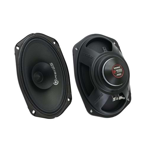 Reiss Audio RS-M69NX 400 Watt Max Power+120 Watt RMS Power+6x9 Oval Midrange 2 Li Paket Halinde