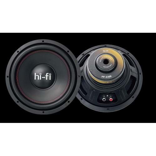 Hi-Fi HF-S300 1500 Watt 300 Watt RMS 30cm Woofer