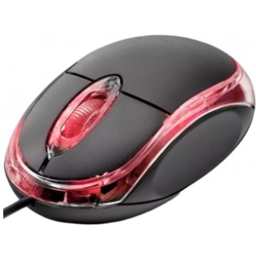 Nodar ND3251 800DPI Kırmızı Ledli Kablolu Mouse