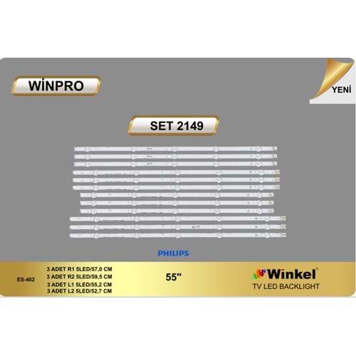 WinPro SET-2149 LG 55'' Tv Bar Led Takımı
