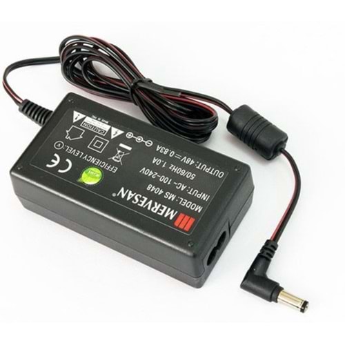 Mervesan MT-4048 100-240VAC Giriş 48VDC 40W 0.83A Çıkış SMPS Adaptör