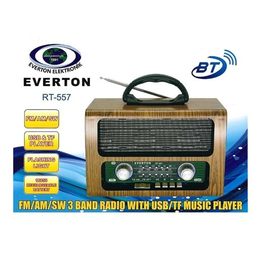 Everton RT-557 Bluetooth/USB/Sd Kart/ Nostaljik Radyo