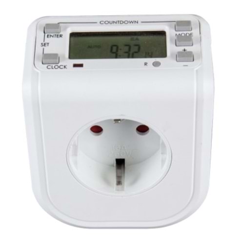 İnoled 3073 16A Dijital Tip Zaman Saati