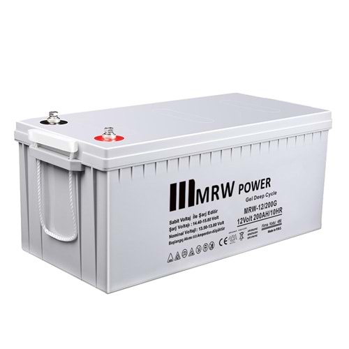 Mrw Power MRW-12/200G 12 Volt 200 Amper Jel Akü