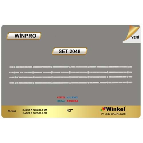 WinPro SET-2048 Vestel 43