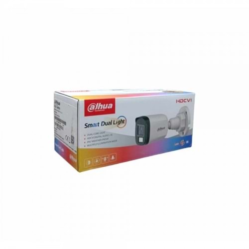 Dahua DH-HAC-B1A21P-U-IL-A 2mp+3.6mm Lens+30 Metre IR Starlight Sesli Gece Renkli Smart Dual Kamera