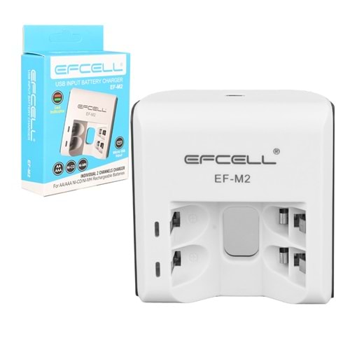 Efcell M2 AA/AAA 2 Li Pil Şarj Cihazı