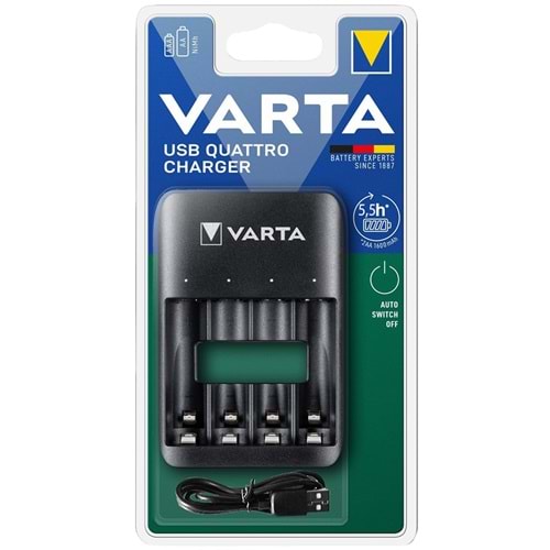 Varta 57652 4 Lü AA+AAA Ni-Mh Pil Şarj Cihazı