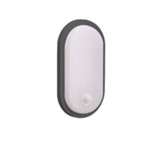 İnoled 5150-03 15W 4000K Sensörlü Sıva Üstü Doğal Beyaz Oval Armatür Led