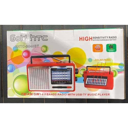 Gold GHTC-3040BT Bluetooth Usb-Sd-Aux-Fm Nostaljik Radyo