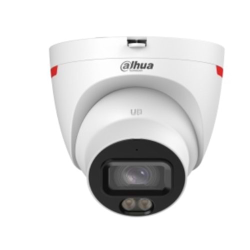 Dahua IPC-HDW2449T-S-PRO 4MP Wiz Color 2.8mm H265+ 50Mt Gece Görüşü IP67 Dahili Mikrofon PoE Dome IP Kamera