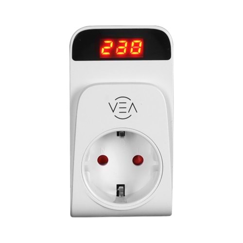 Vea VE-25530 15A 3520W Tekli Aşırı Yüksek Gerilim Akım Korumalı Priz