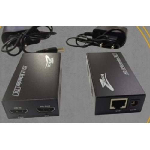 Ztech ZR-1062 Cat6 To Hdmı Extender 120 Metre Uzatıcı