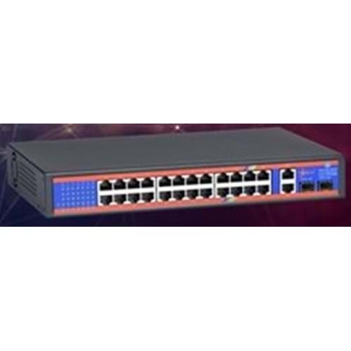 Ztech ZR-1116 16+2+1 Poe Gigabit + 1 SFP 16 port 300W