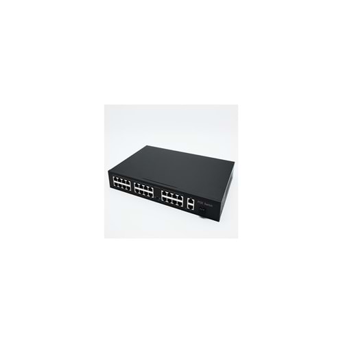 Magicline PS27M-2421EES-300 24 Port 10/100M Poe Swıtch 2 Uplınk Gıgabıt Ethernet 1 Uplınk Gıgabıt Sfp Port 300W