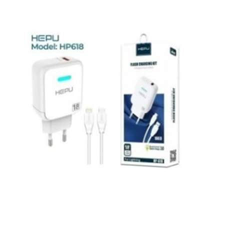 Hepu HP-618 3A Type-C Hızlı Şarj Seti