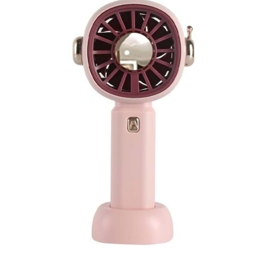 Zore ZB102 Mini Vantilatör Portatif El Fanı Pembe