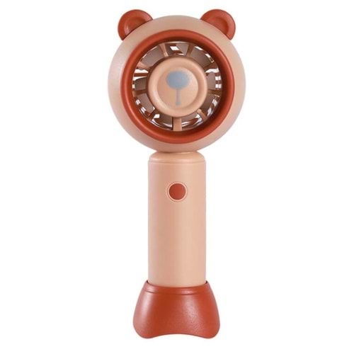 Zore ZB107AB Mini Vantilatör Portatif El Fanı Kahve