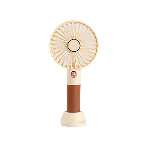 Zore ZB122A Mini Vantilatör Portatif El Fanı Bej