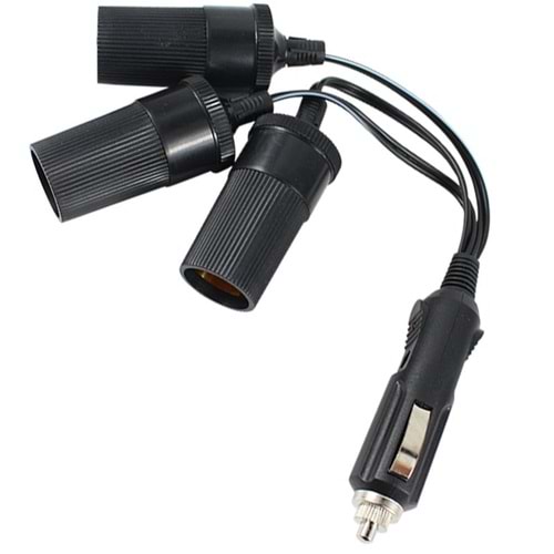 Powermaster 2163 Çakmak Fiş Çoklayıcı 3 Lü (1 Erkek-3 Dişi)
