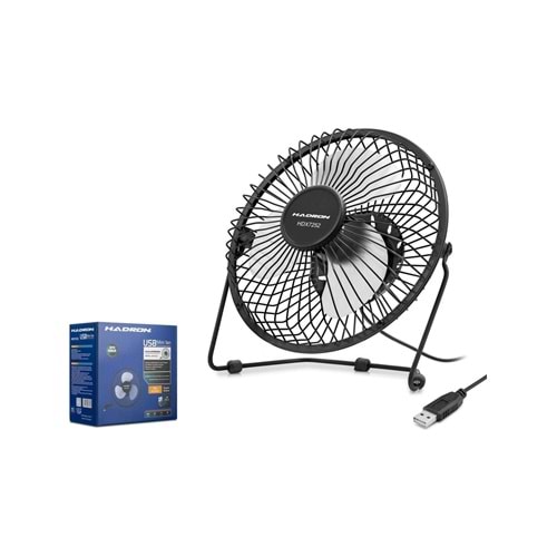 Hadron HDX7252 18*18 cm Metal Masaüstü Usb Mini Fan