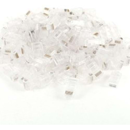 Stonet A101-TR 3U Cat6 1.1mm Deliksiz Beyaz RJ45 Jack - 100 Lü Paket Halinde