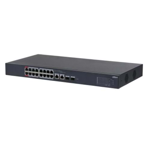 Dahua CS4218-16ET-240 16 Port 10/100/1000 Mbps Yönetilebilir Gigabit PoE Switch