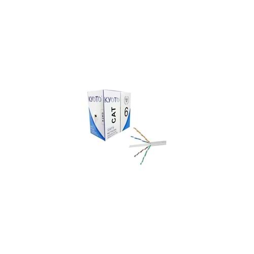 Kyoto 0.50mm 23AWG Cat6 Network Kablosu - Metre