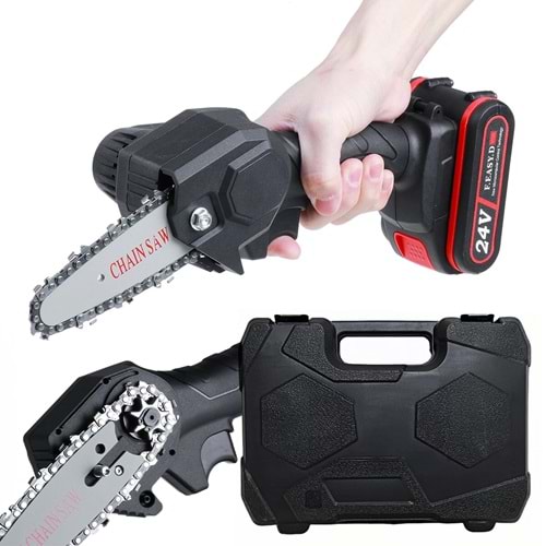 Powermaster PM-20309 24 Volt - 550 Watt Zincirli Şarjlı Matkap Testere