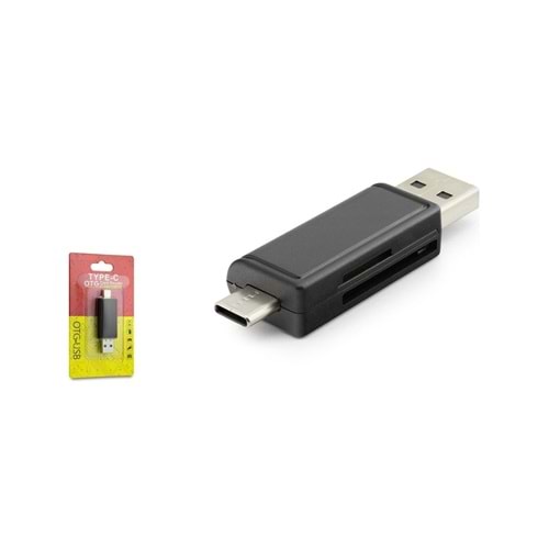 Hadron HDX7026 USB A / Type-C Kart Okuyucu
