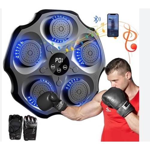 Cevval QB-01 Müzik+Hız Ayarı Eldivenli Boks Makinesi