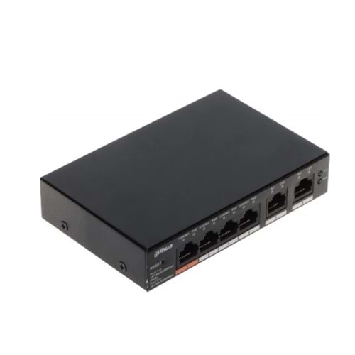 Dahua CS4006-4ET-60 4 Port Megabit 4 Port Poe 60W + 2 Port Uplink Cloud Yönetilebilir Switch