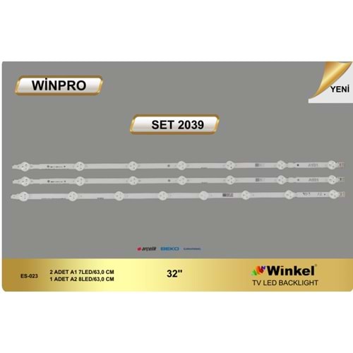 WinPro SET-2039 MLD730x2/731x1 Arçelik 32