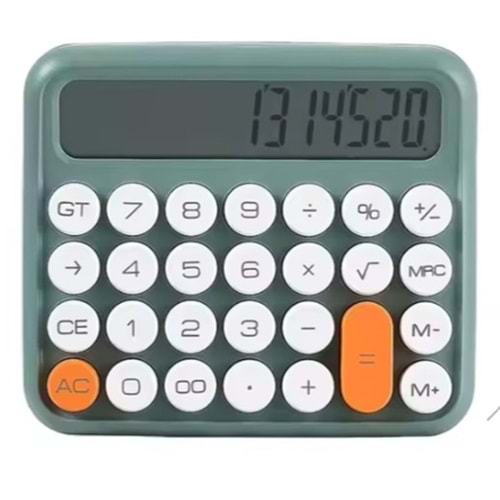 Onezero ZR741 JN-800 Junno Yeşil Hesap Makinesi