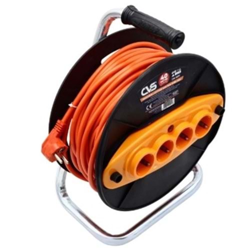 Cvs DN-9210 3x2.5 Makaralı 30 Metre Uzatma Kablo