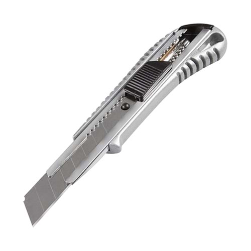 Powermaster SR-1884 Alüminyum Gövde Metal Maket Bıçağı Profesyonel Falçata 18x0.5mm Bıçaklı