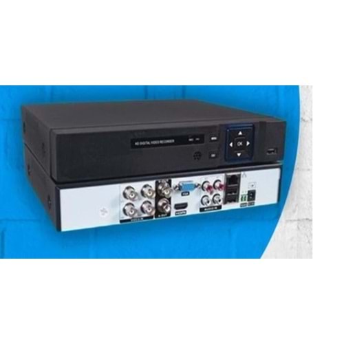 Ztech ZR-7004T-LME 5mp 1SES Vout H265+ Hybrid Dvr Kayıt Cihazı