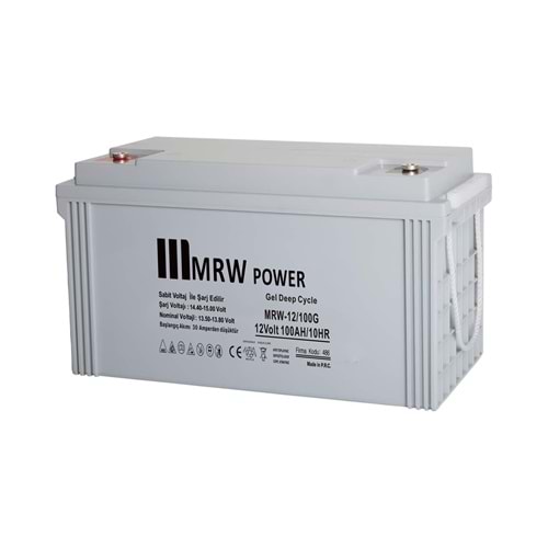 Mrw Power MRW-12/100G 12 Volt 100 Amper Jel Akü