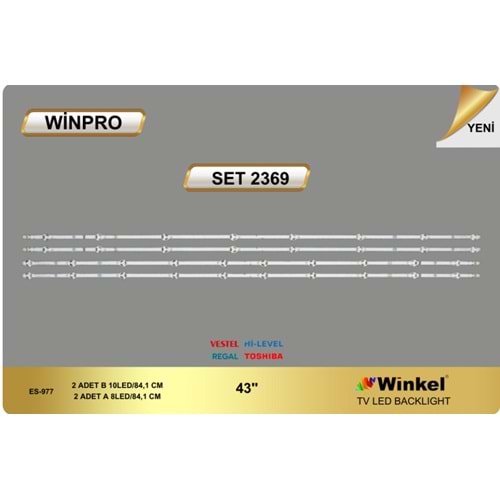 WinPro SET-2369 Vestel 43