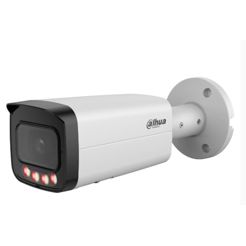 Dahua IPC-HFW21249T-AS-IL 12 MPX 3.6mm Smart Dual Light H265+ 30Mt Gece Görüşü IP67 Dahili Mikrofon PoE Bullet IP Kamera
