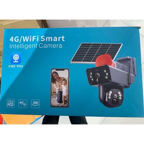 Magicline 4G/Wifi 3 Kameralı Solar PTZ Kamera