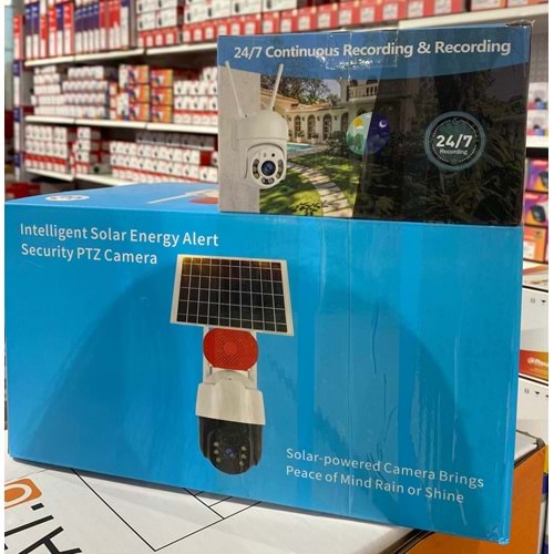 Magicline 5469 Tekli 4G Solar Kamera + O-KAM Pro 3011 Wi-Fi PTZ Tek Kamera Set