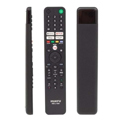 Huayu RM-L1690 Sony Netflix-Youtube-Prime Video-Disney+ Tuşlu Lcd Led TV Kumanda KK9888
