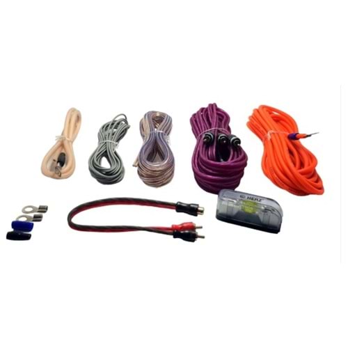 Herz HR-01 1500W 8GA Oto Anfi Kablo Seti