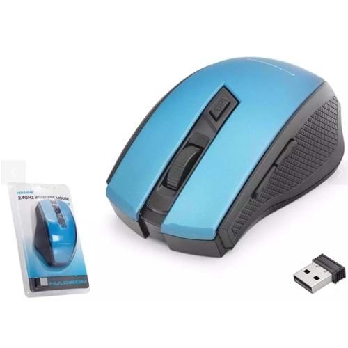 Hadron HDX3404B 800/1600Dpi Mavi Kablosuz Mouse