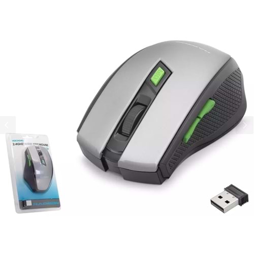 Hadron HDX3404G 800/1600Dpi Gri Kablosuz Mouse