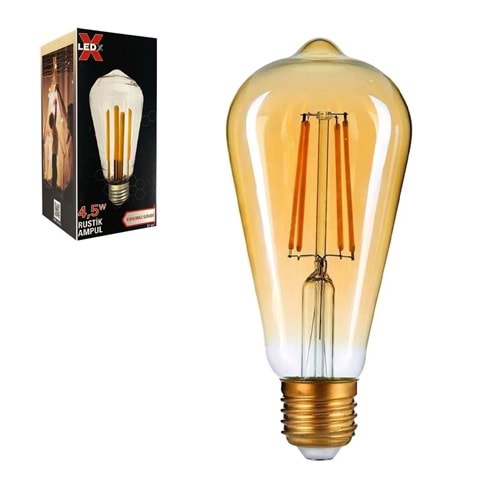 Ledx ST-64 Kırılmaz Gövde 4.5 Watt Rustik Ampul